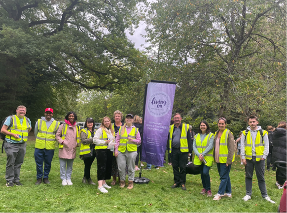 Living On sponsored walk  